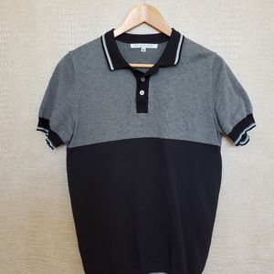 Short sleeve knit polo